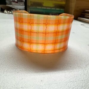 Y2K orange chunky bracelet